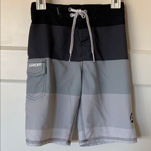 Grom brand boys swim trunks board shorts